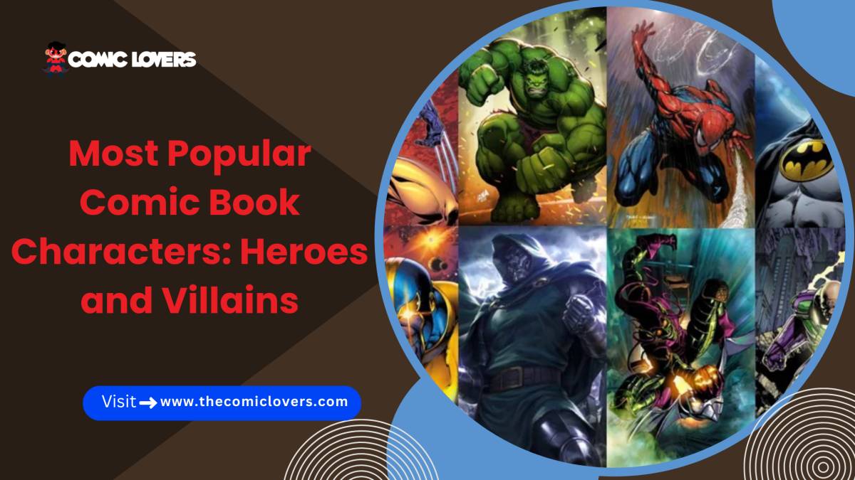 Most Popular Comic Book Characters: Heroes and Villains