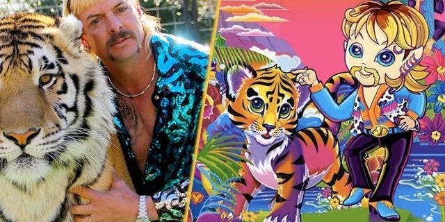 Lisa Frank Shares Tiger King Art to Give the Internet What It Wants