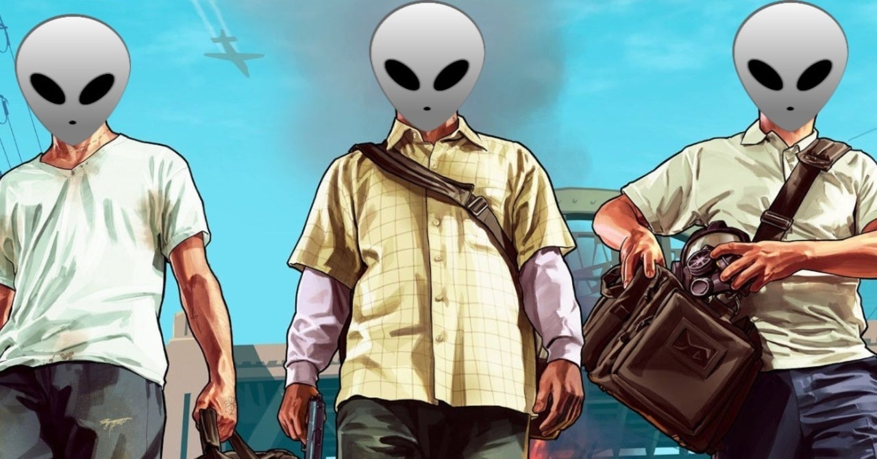 GTA 5 Story Mode Is Being Invaded By Aliens Thanks to Hackers