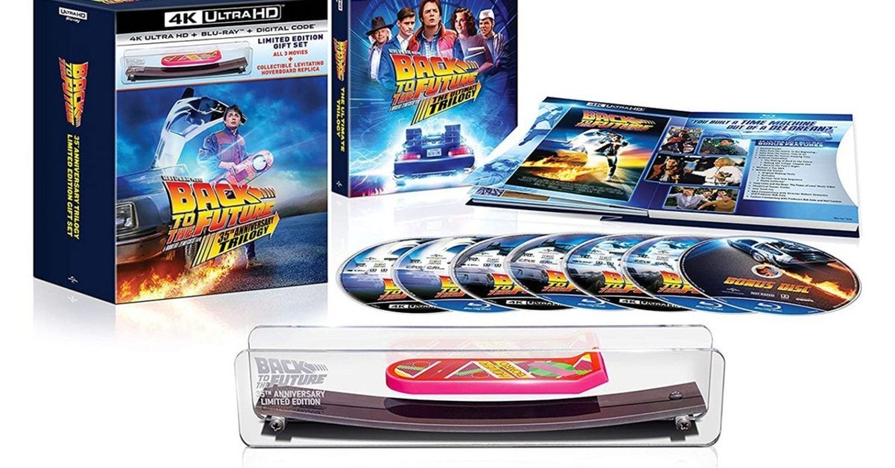 Back to the Future Trilogy 4K Blu-ray Box Set: Pre-Orders, Special Features, Hoverboard Bonus, and More
