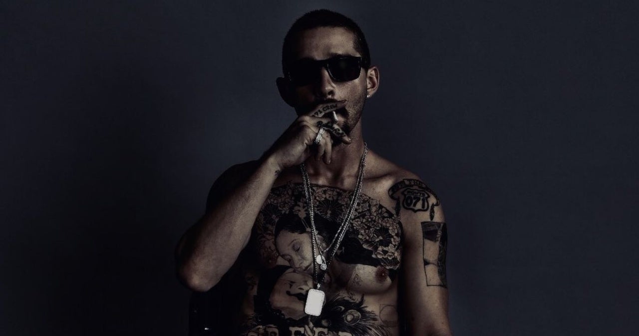Shia LaBeouf Got an Insane Chest Tattoo for His Newest Movie